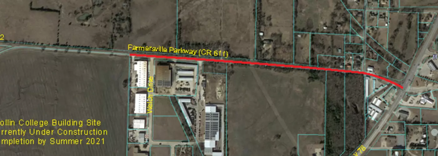 pj209 Farmersville Parkway map
