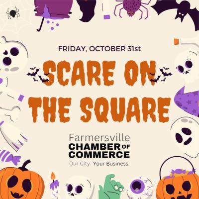 Chamber of Commerce Scare on the Square event page