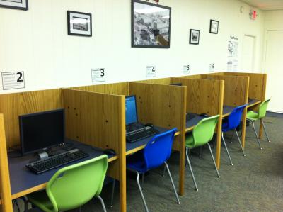 Library computer stations