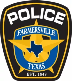 Patch with department name and gold star
