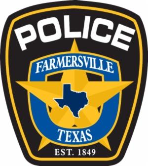 Patch with department name and gold star